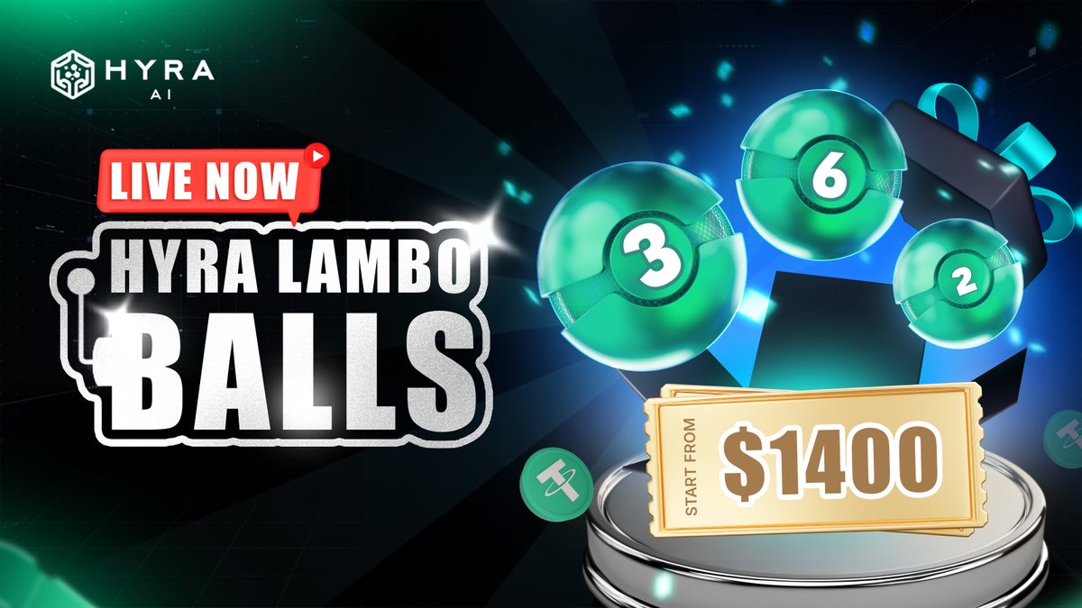 🎱🔥 3rd time - a charm: Hyra Lambo Balls 3rd Draw is NOW LIVE! 🔥🎱

The thrilling $1,400 prize pot is on the lookout for its rightful winners. Will you be one of them?

Shout out to your Lady Luck &amp; follow up NOW👉 lamboballs.hyra.network

Do not forget to cmt your prize tier
