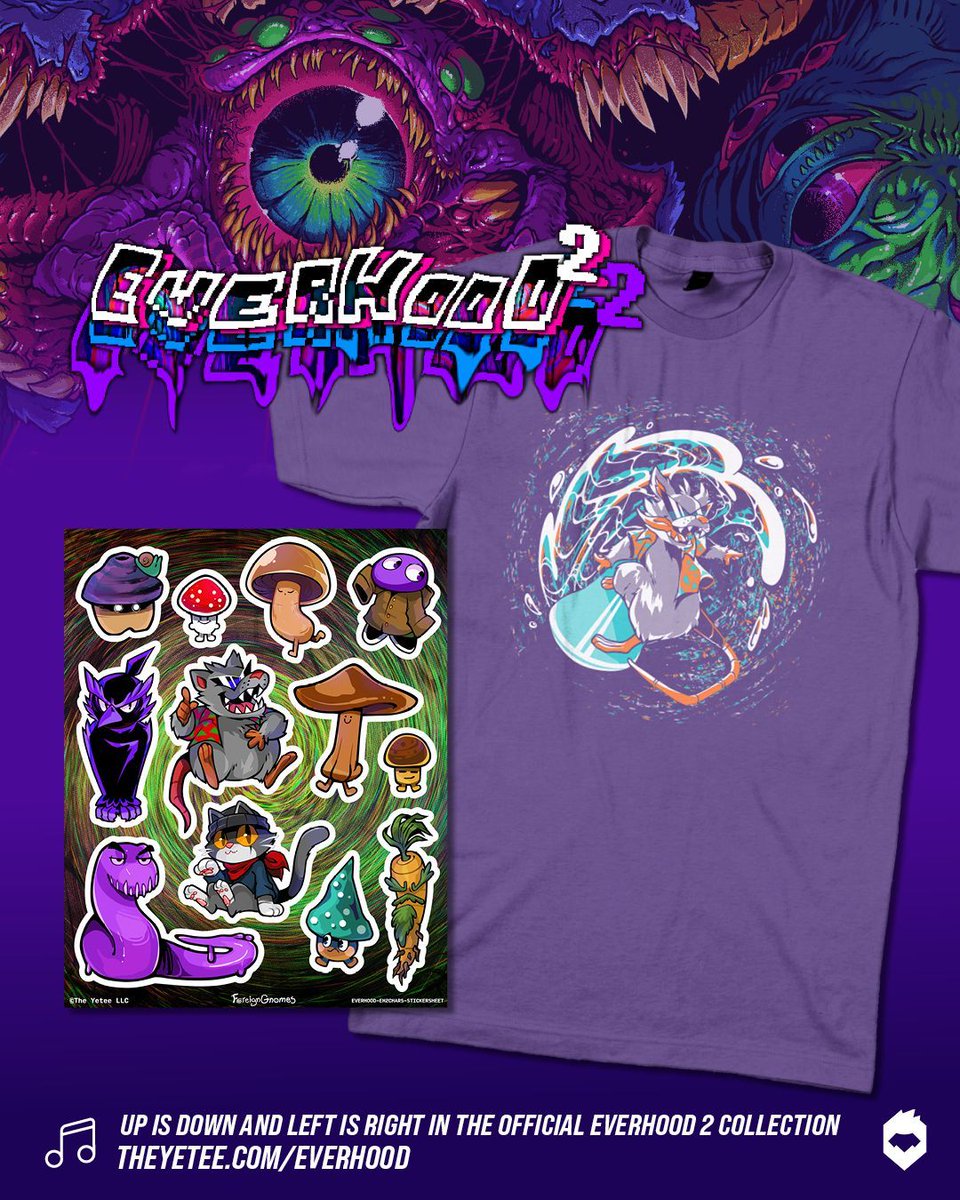 IRVINE T-SHIRT🐀 
AND STICKERS  FROM EVEHROOD 2! 🍄

Take a look!
Shipping worldwide!
theyetee.com/collections/ev…