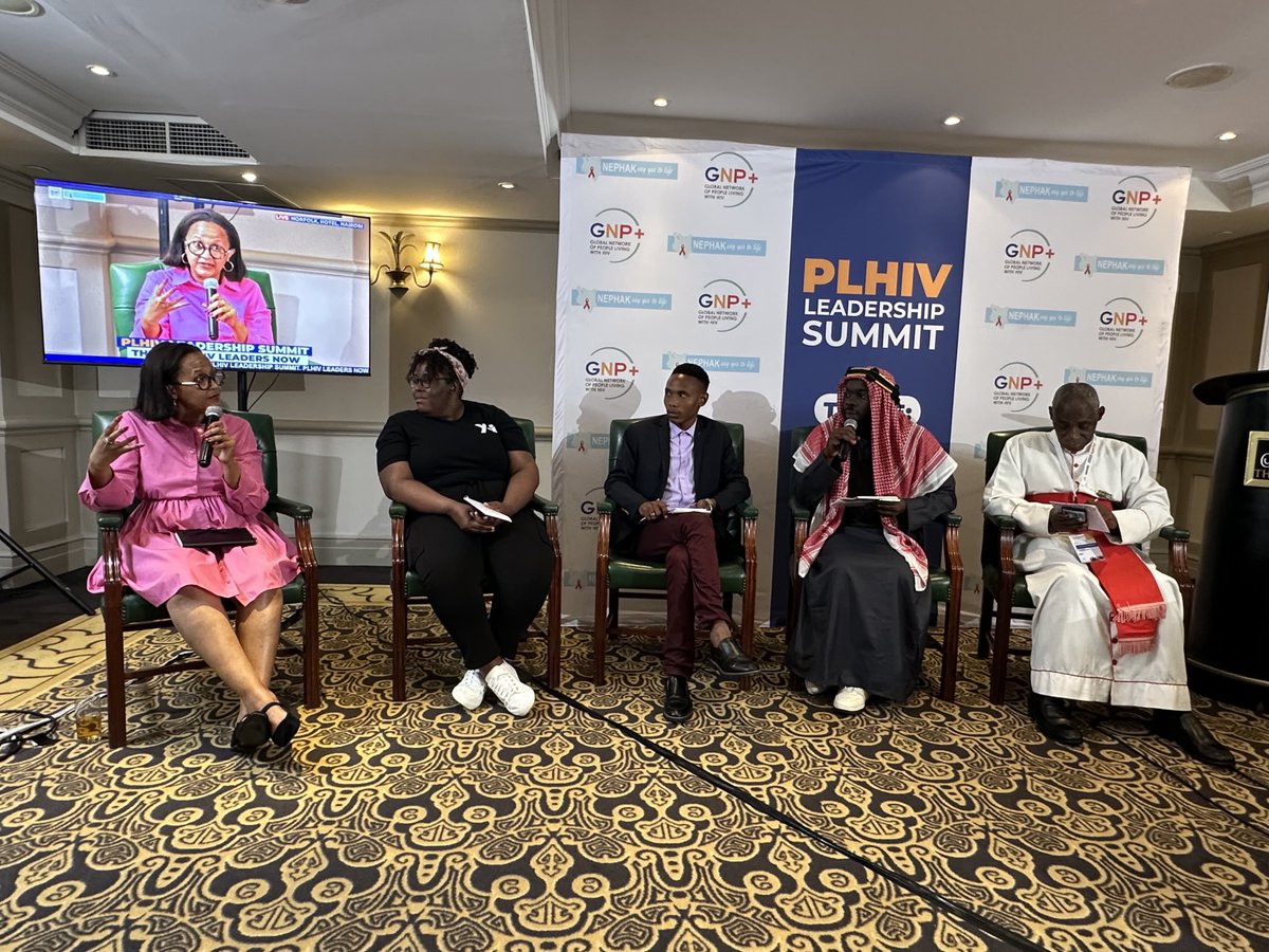 Closing ceremony PLHIV Leadership Summit ⁦⁩ ⁦<a href="/INERELA_SEC/">INERELA+ Secretariat</a>⁩ ⁦<a href="/Yplus_Global/">Y+ Global</a>⁩ leaders fireside discussion “The HIV Leader Now” hosted by ⁦<a href="/NEPHAKKENYA/">NEPHAK</a>⁩ for ⁦<a href="/gnpplus/">GNP+</a>⁩. ‘Resilience’ the Buzzword