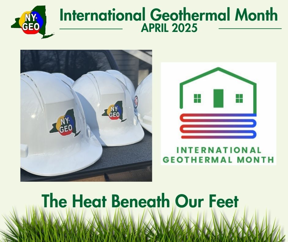 Day 11 of International Geothermal Month with NY-GEO 2025

Registered NY-GEO 2025 attendees can join on Earth Day, April 22 for a drilling demonstration field day at WSWHE BOCES and geothermal site tours.

Learn More and Register ➡️ loom.ly/L9NcU_Q