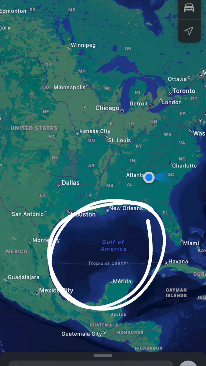 bigz6_'s tweet photo. “Gulf of America”???? When this happen🤨 https://t.co/29FOfv5Fol