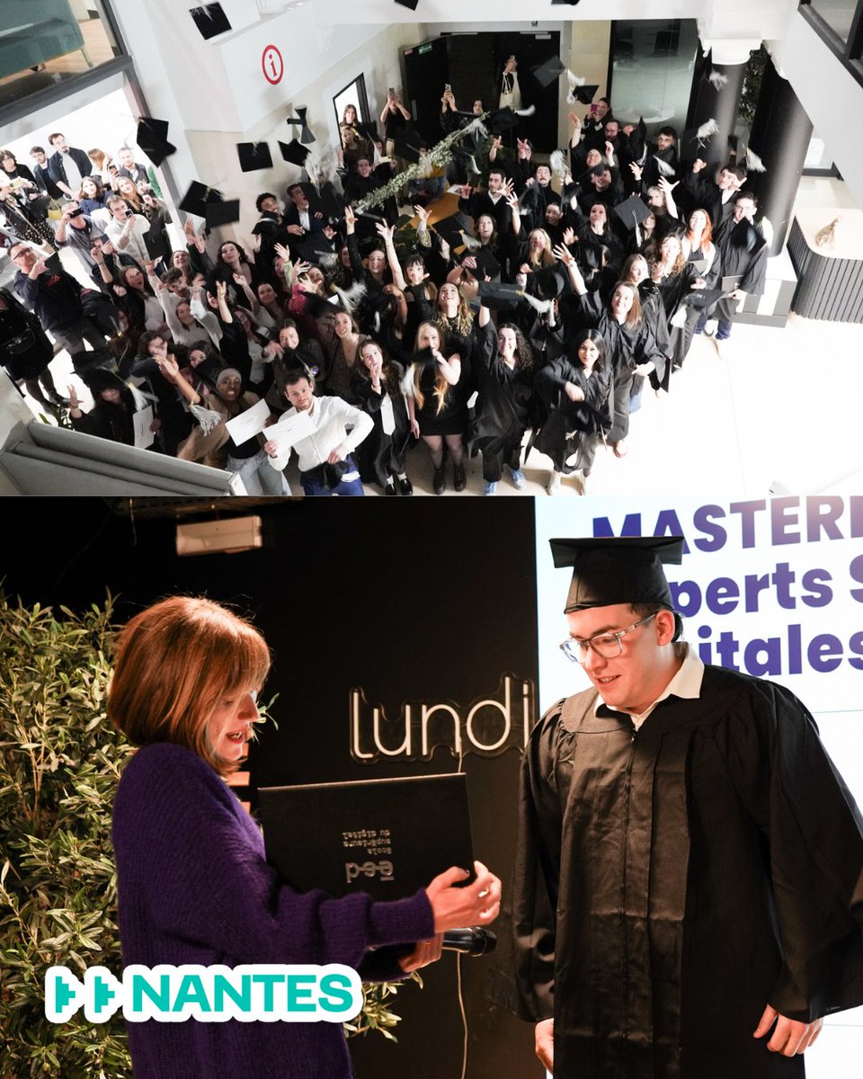 esd_fr's tweet photo. 🎓 Après une cérémonie mémorable à Bordeaux, l'École Supérieure de Design (ESD) est fière de célébrer la réussite de ses diplômés des campus de Lyon, Nantes et Toulouse !

#ESD #Diplôme #EnseignementSupérieur #Design #Lyon #Nantes #Toulouse #RéussiteÉtudiante https://t.co/ys2zJCsama