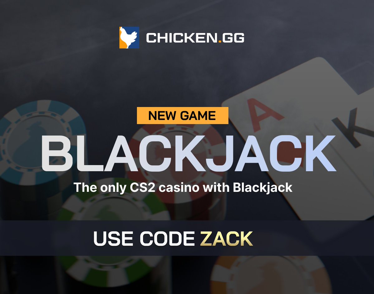 ZackWinz (@zacklosez) on Twitter photo 💰 Chicken.GG 30 token Giveaway 💰
<a href="/chickendotgg/">Chicken.GG</a> just launched blackjack — the only CS2 casino with blackjack 📷📷
chicken.gg/blackjack
To enter:
➡️Follow <a href="/chickendotgg/">Chicken.GG</a> & <a href="/yourtag/">Your Tag</a>
➡️Like, RT & tag 3 friends
End in 7 days
#CSGOGiveaway #Giveaway 💰 Chicken.GG 30 token Giveaway 💰
<a href="/chickendotgg/">Chicken.GG</a> just launched blackjack — the only CS2 casino with blackjack 📷📷
chicken.gg/blackjack
To enter:
➡️Follow <a href="/chickendotgg/">Chicken.GG</a> & <a href="/yourtag/">Your Tag</a>
➡️Like, RT & tag 3 friends
End in 7 days
#CSGOGiveaway #Giveaway