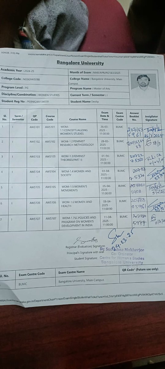 pushpapreeya1's tweet photo. Today I had the privilege of being a scribe for Dileep, a fully visually impaired student, in his final MA 1st year exam. 📝
His clarity and strength were inspiring.
We even visited the Tendulkar Count after—what a beautiful day. 💙
#InclusionMatters #inspiration https://t.co/td5CMuBNNc
