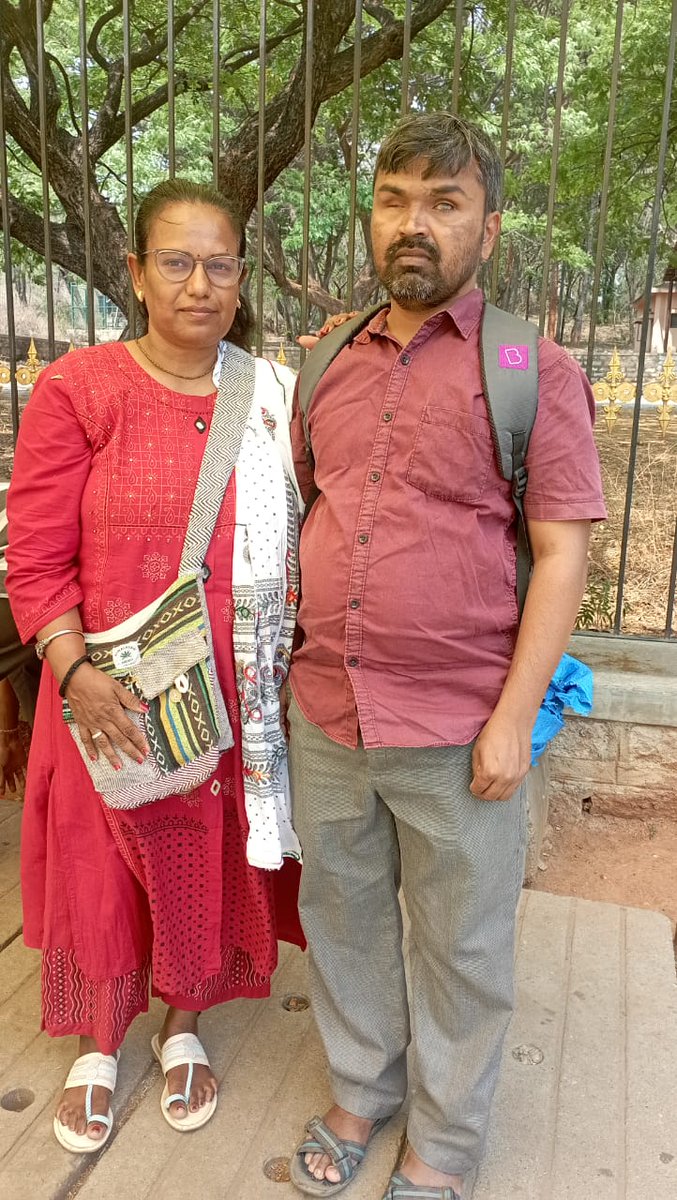 pushpapreeya1's tweet photo. Today I had the privilege of being a scribe for Dileep, a fully visually impaired student, in his final MA 1st year exam. 📝
His clarity and strength were inspiring.
We even visited the Tendulkar Count after—what a beautiful day. 💙
#InclusionMatters #inspiration https://t.co/td5CMuBNNc