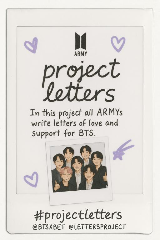 triggered_bunny's tweet photo. Share your love amd support to our project @BTS_twt
#projectletters https://t.co/dc9YP8PBzs