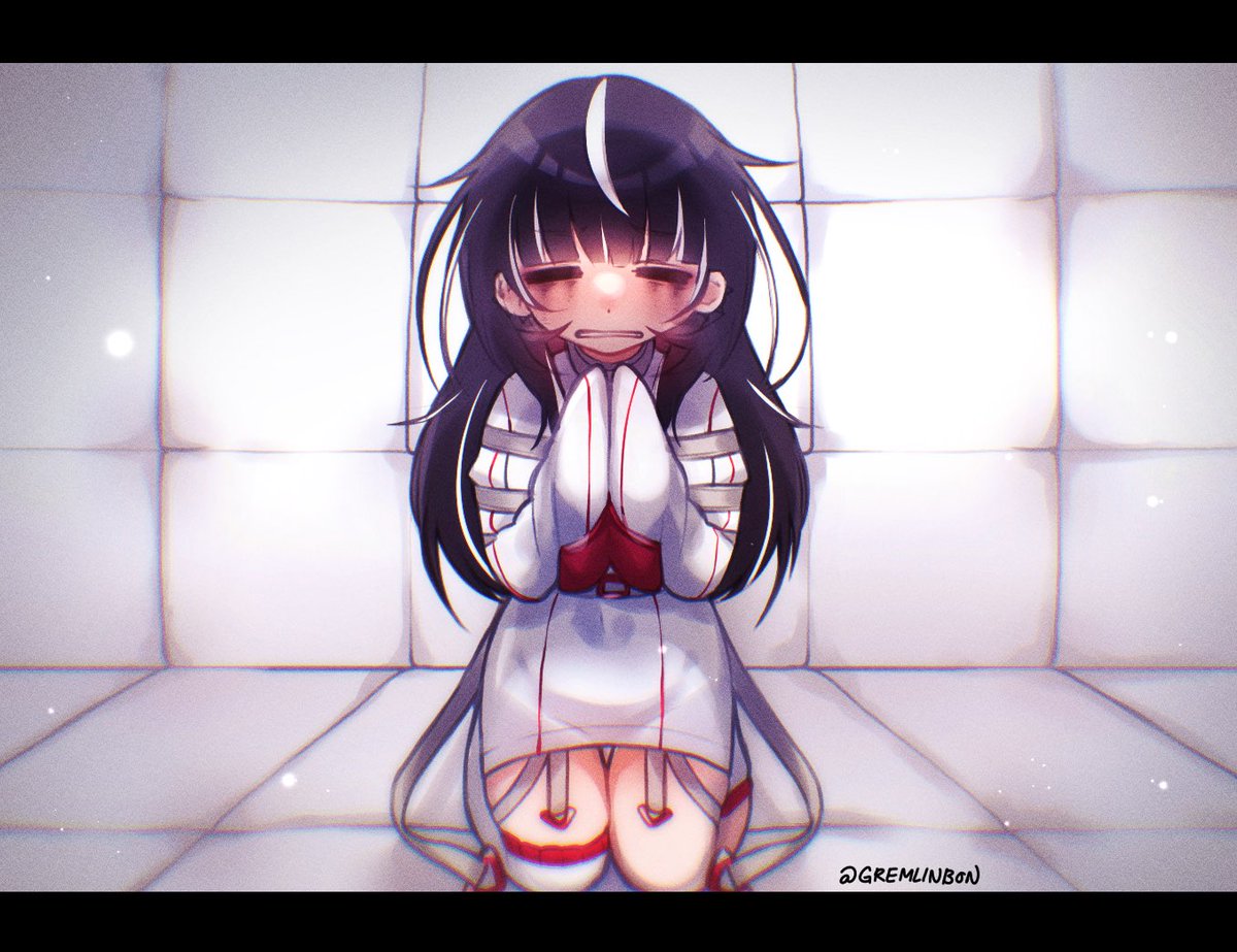 CamizoleVT's tweet image. Dear God, I've come to repent my sins
Let your blood wash me clean for I'm...
I'm...
I'm...
I'm a rotten girl...

🎨: @gremlinbon