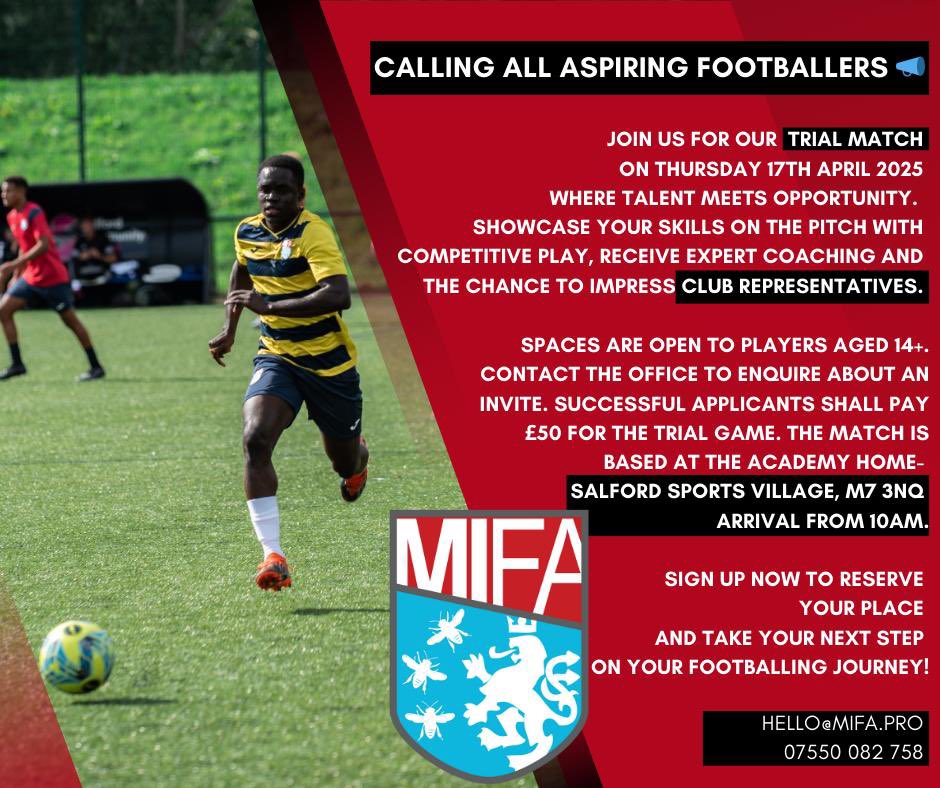 rossjcjohnson's tweet photo. Opportunity to join or view our trial match next week https://t.co/SE0PGZrHx7