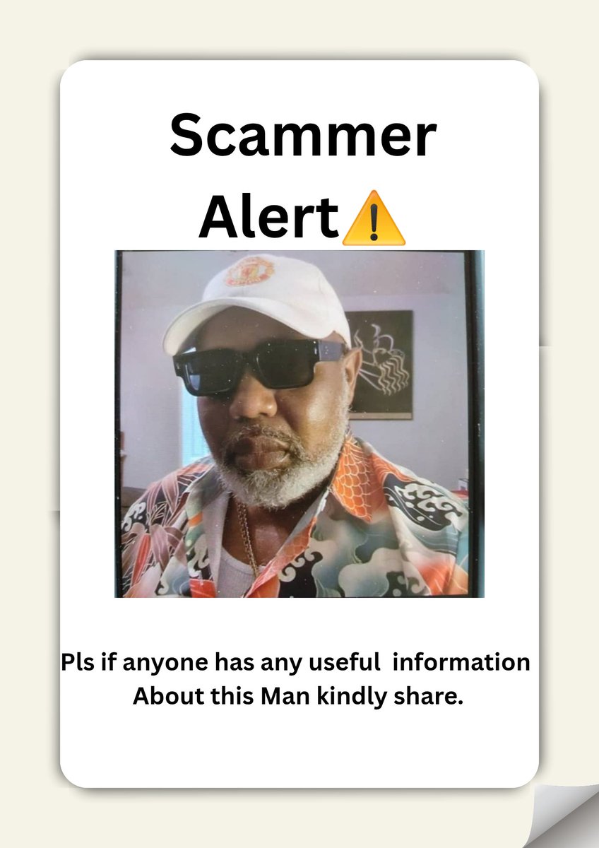 Ms_Pela's tweet photo. ⚠️SCAMMER ALERT ⚠️ 
PLEASE PEOPLE I NEED YOUR HELP, THIS MAN PRESENTED A FAKE RECEIPT AND LEFT WITH GOODS WORTH N600,000.

PLS HELP ME RT THIS POST I'M BEGGING, I NEED TO FIND HIM. AND IF YOU'VE ANY INFO PLS SEND ME A DM. THANK YOU. https://t.co/KTMqC9cca1