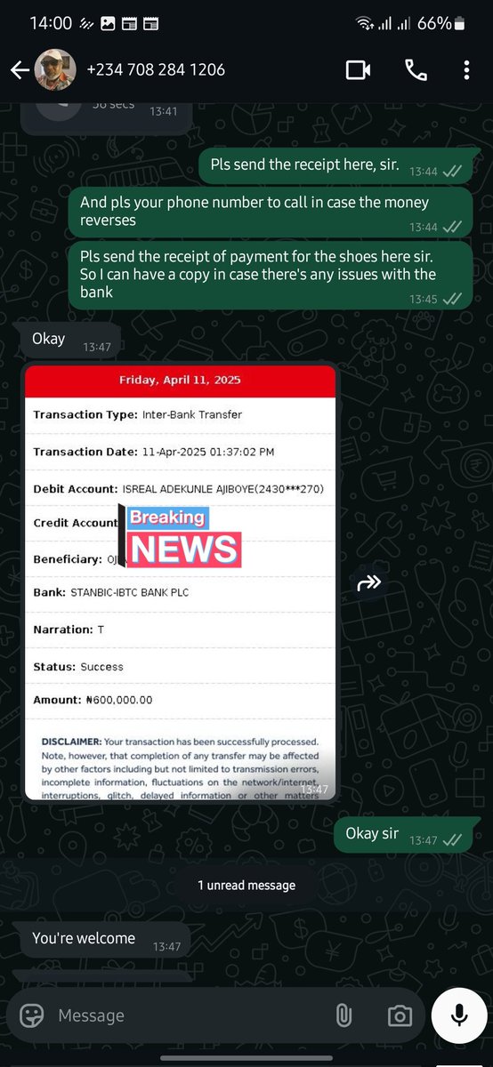 Ms_Pela's tweet photo. ⚠️SCAMMER ALERT ⚠️ 
PLEASE PEOPLE I NEED YOUR HELP, THIS MAN PRESENTED A FAKE RECEIPT AND LEFT WITH GOODS WORTH N600,000.

PLS HELP ME RT THIS POST I'M BEGGING, I NEED TO FIND HIM. AND IF YOU'VE ANY INFO PLS SEND ME A DM. THANK YOU. https://t.co/KTMqC9cca1