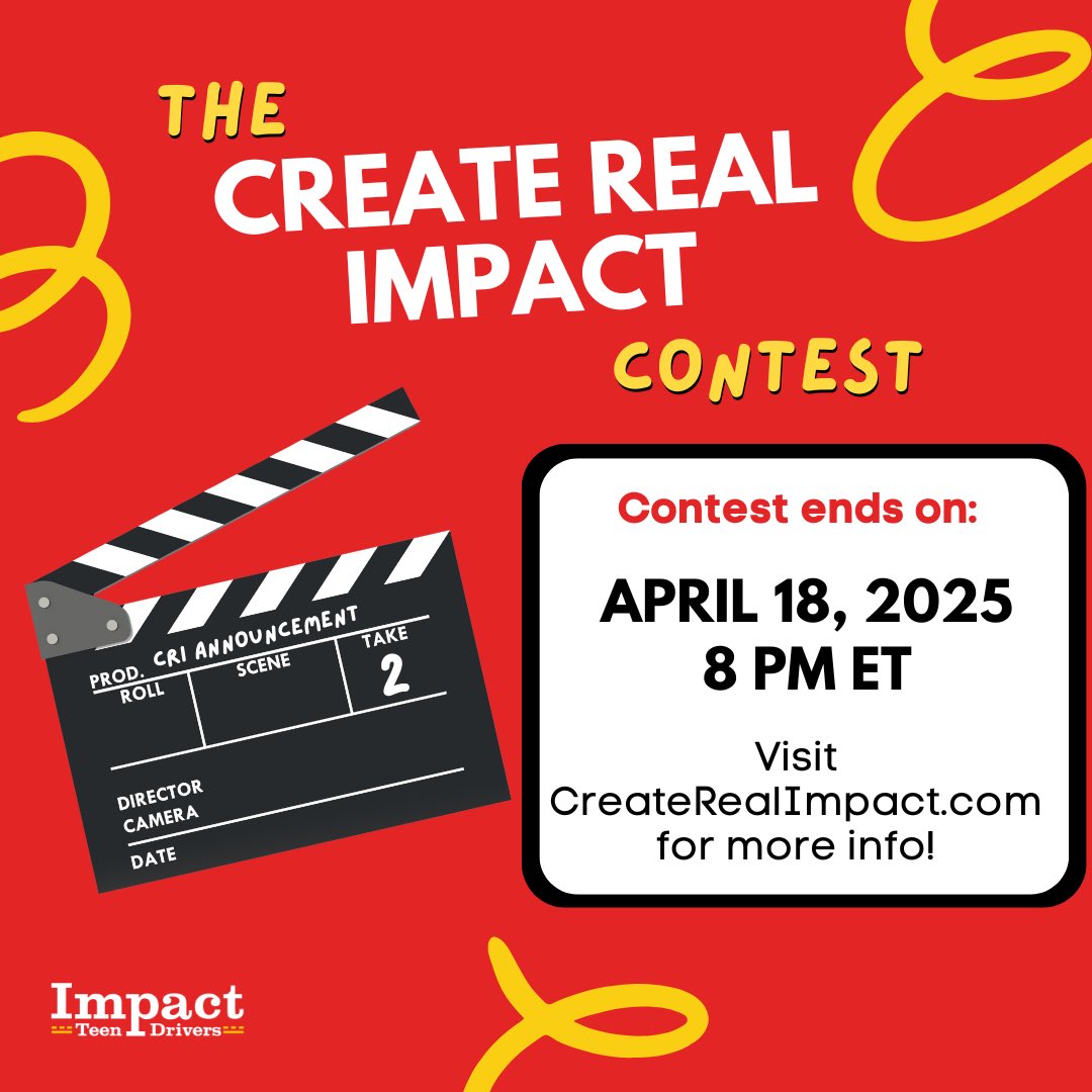 whatslethal's tweet image. Take 2! The final &amp;amp; official deadline for the Create Real Impact is Friday, 4/18 at 8 PM ET. 

1 week to enter your graphic design or video PSA. Help save lives and win! CreateRealImpact.com

#Scholarships #HighSchoolStudents #CollegeStudents #TradeSchoolStudents #NDDAM