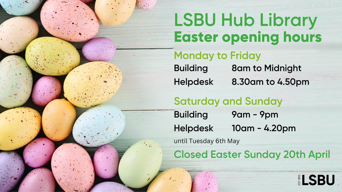 Inactive - LSBU Library & Student IT Support tweet media