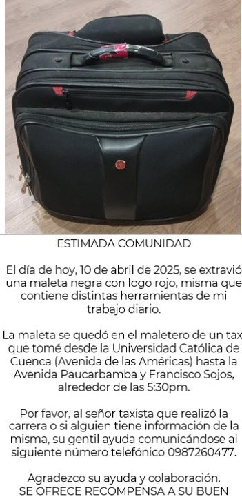 MateoSnchezMer1's tweet photo. Estimada comunidad, necesito de su ayuda. https://t.co/R0wk9j5kKV