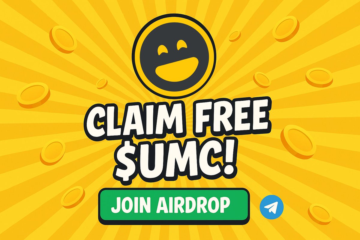 🚨 FREE COINS ALERT! 🚨
$UMC is giving away FREE TOKENS to early legends! 💰🎉

👇 Smash this button &amp; join the airdrop:
👉 umcoin.org/#airdrop

Stay updated on Telegram 👉 t.me/umc_token

You miss it, you cry later. 😭💸

#UMC #Airdrop #CryptoGiveaway #FreeCrypto