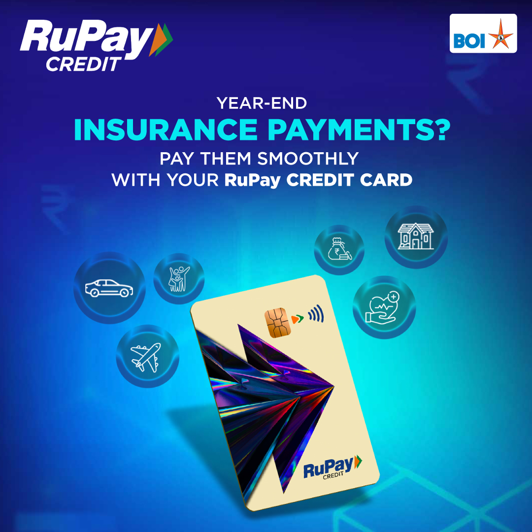 BankofIndia_IN's tweet photo. Wrap up your year-end insurance payments smoothly with your RuPay Credit Card! Enjoy seamless transactions.
#RuPayCredit #InsurancePayments #SmartSpending #BankofIndia https://t.co/bbihzEx8E9