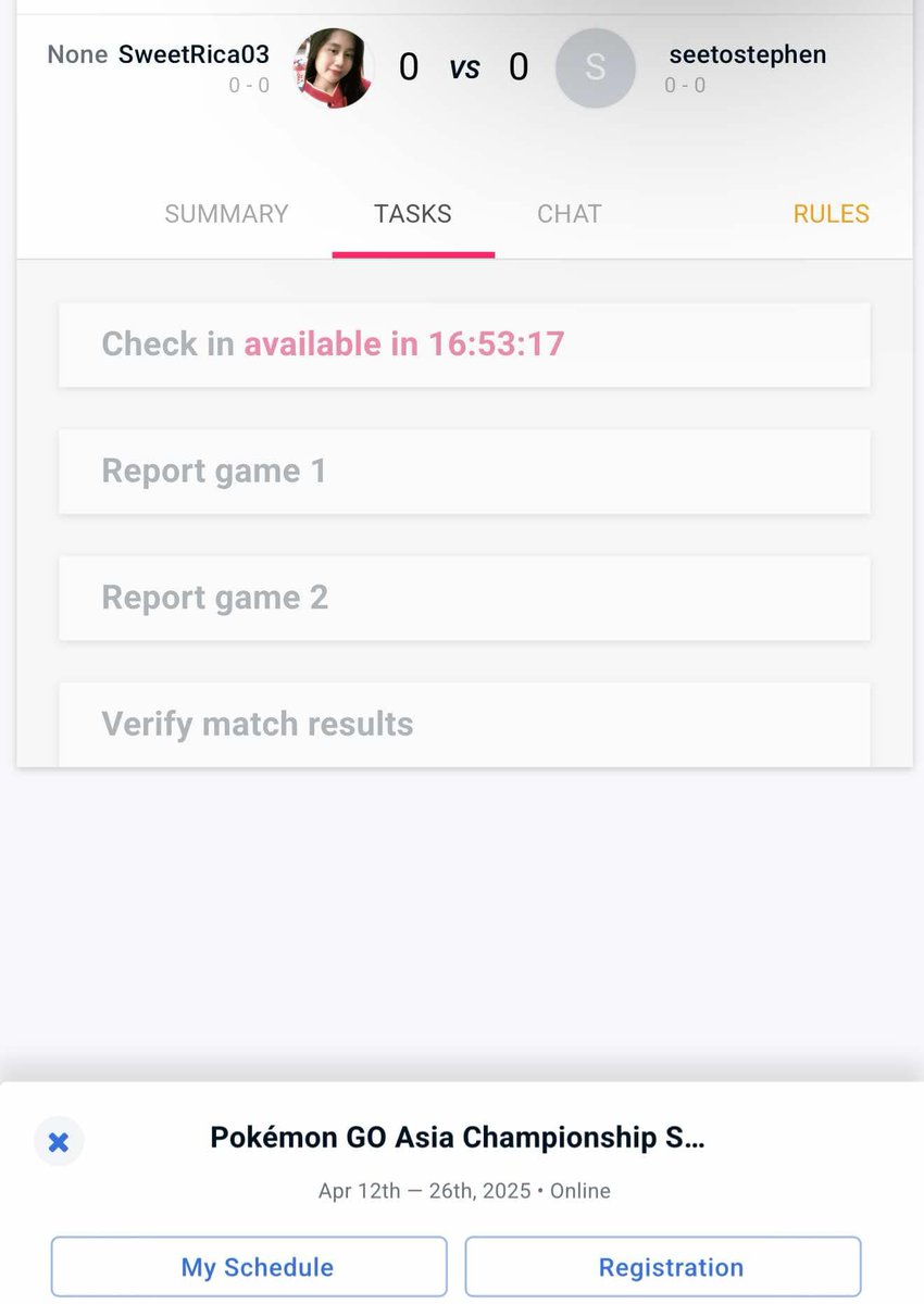 Ricaboz's tweet photo. There are less than 17 hours left until my first Pokémon go tournament. Good luck to all participants! https://t.co/sKb6UEunL9