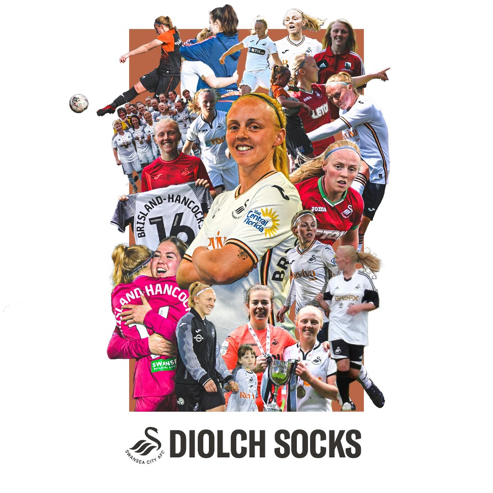 SwansWomen's tweet photo. Sophie Brisland-Hancocks will retire from football following this Sunday's game against Aberystwyth Town Women.

She has featured 201 times for the Swans across two spells, scoring 27 goals, having first joined the club in 2013.

Diolch, Socks 🖤🤍 https://t.co/bEE2LslyhX