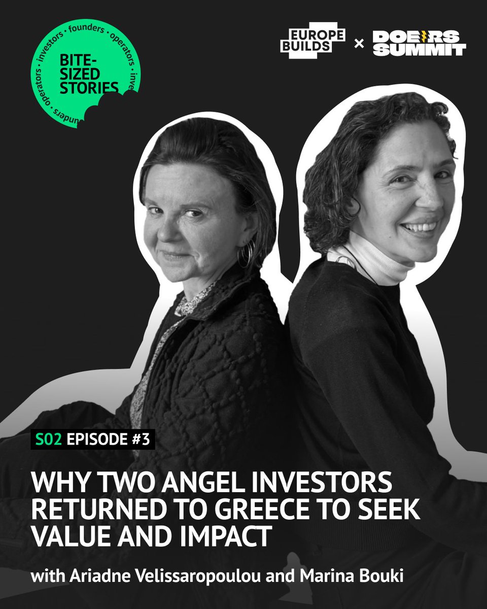 byBORRN's tweet photo. Your weekend listen by EUROPE BUILDS🎙️

Two seasoned investors, one big shift: why they left global markets to invest back in Greece.

They share what makes founders stand out— and they do it in 20'.

Because great insights can hit faster than your morning coffee ☕ https://t.co/S6AAkJ0lKS