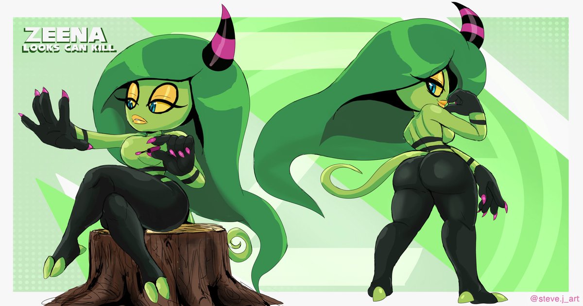 Steve_J_art's tweet photo. Zeena Looks can kill pt2. Some zenna drawings I did recently.🟢 #sonic #sonicfanart #zeena #zeenazeti #deadlysix #waifu #sonicidw #rkgk #art #fanart #sketch #illustration #SonicTheHedgehog https://t.co/kCkiWLKTmO
