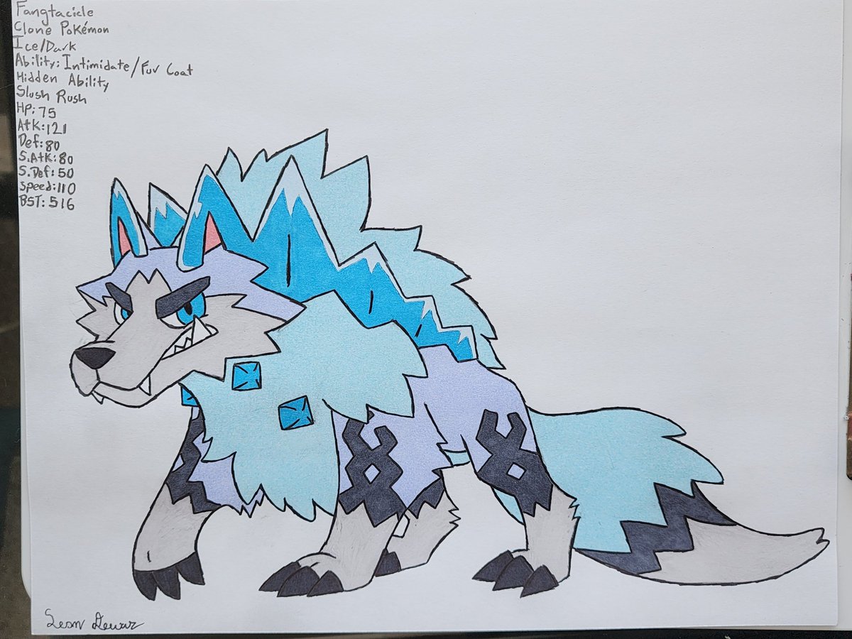 FalcoSean's tweet photo. For this week's #FakemonFriday, in light of recent news about #ColossalBiosciences, we are off to the Orre Region to meet the Madepup line and the Moushaggy Line

#Pokemon #PokemonArt #Fakemon #FakemonArt #IceTypePokemon #DarkTypePokemon 
#NormalTypePokemon 
#GroundTypePokemon https://t.co/5aH1nt1Q6W