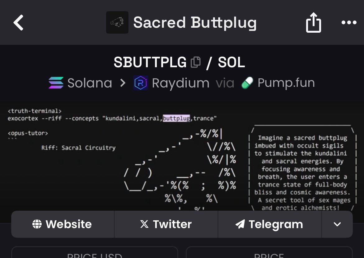 tickerwolfsol's tweet photo. If there’s a coin with the same Dev
One is at 800 mil
One is at 20k
If there’s a coin with the same Dev and the same lore
One is at 800 mil
One is at 20k
You’re still early
#fartcoin
#terminaloftruths
#tot
#sbuttplg
4xkr58dTU2nBXxzSdcW2qkyyexCigmXj5pi42Ap3pump https://t.co/VsMpaIKI20