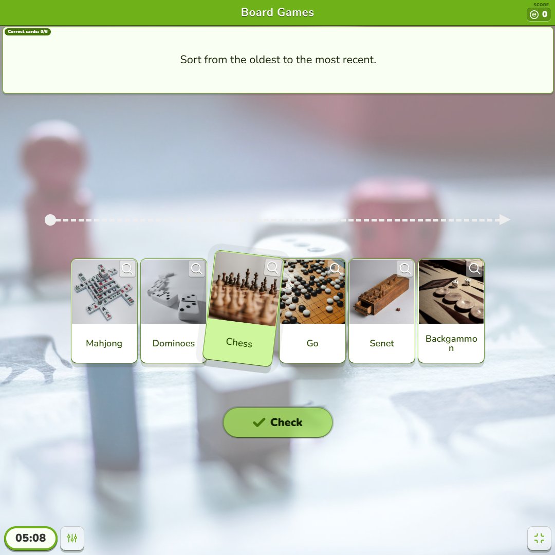 EDUCAPLAY_en's tweet photo. 🎮Line Up!

Your new type of game

To order
🔢 Events chronologically
🔢 Cities by population size
🔢 Math operations by result
🔢 Desserts by how much you need them right now 🍰

You get the idea... 😄

Wanna try it? 👇
🕹 https://t.co/OuRkEFHeIu https://t.co/N76GQ6hxpQ