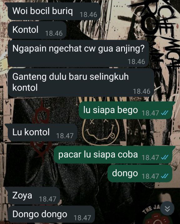 chigofavgod's tweet photo. sebenarnya cerita awal nya bukan karena saya gamon terus tiba tiba chat dia tetapi karena saya kan putus sama korban tersebut sudah lama (sekitar 2tahun yang lalu) lalu seminggu kemarin pacar korban ngechat saya dan marah marah tanpa alasan yang jelas https://t.co/SZg719urUN