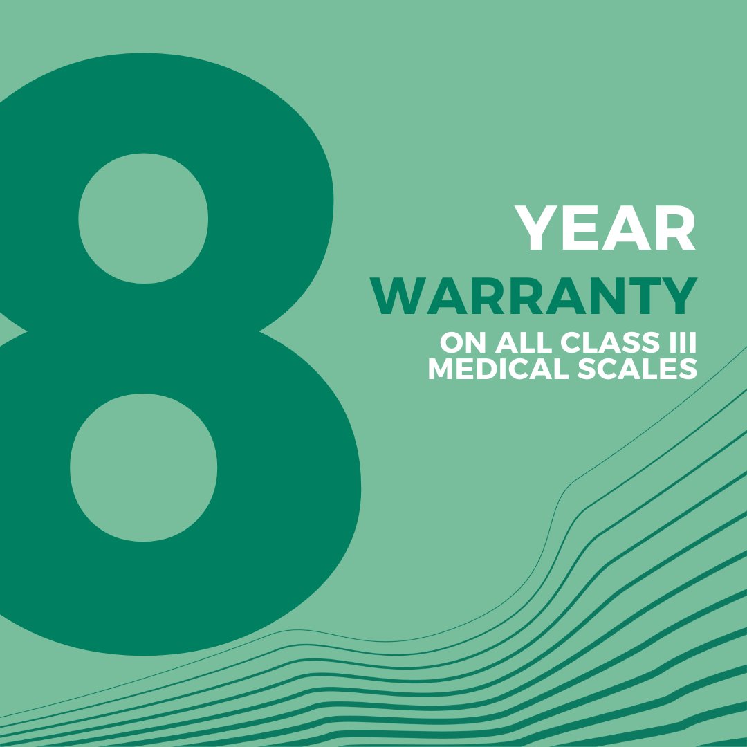 Peace of mind, guaranteed.

All our Medical Class 3 Scales come with an 8-year warranty because accuracy &amp; reliability in healthcare should last.

Questions? Call us on 01709 364296.

#WeighingMatters #PrecisionWeighing #WeighingSolutions