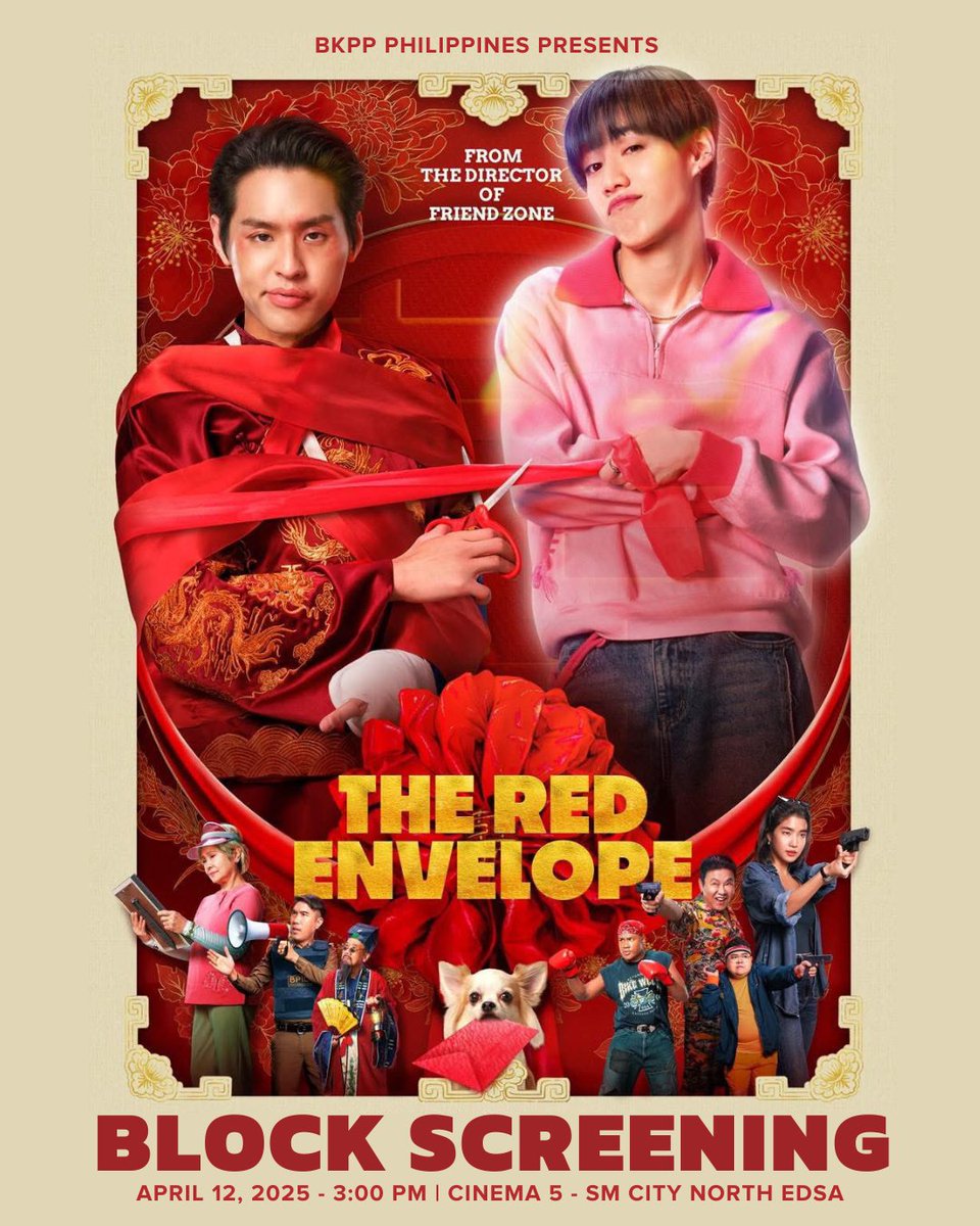 bkpp_phils's tweet photo. : Ready for tomorrow's Block Screening? 

Keep in mind these Dos &amp; Don'ts as you meet and watch together with your fellow PH Penguins! 

⏰ 3:00 PM
📍Cinema 5, SM City North Edsa 
🗓️April 12, 2025   

#TheRedEnvelope #ซองแดงแต่งผี #TheRedEnvelopeAtSMCinema https://t.co/85UfvBj61o