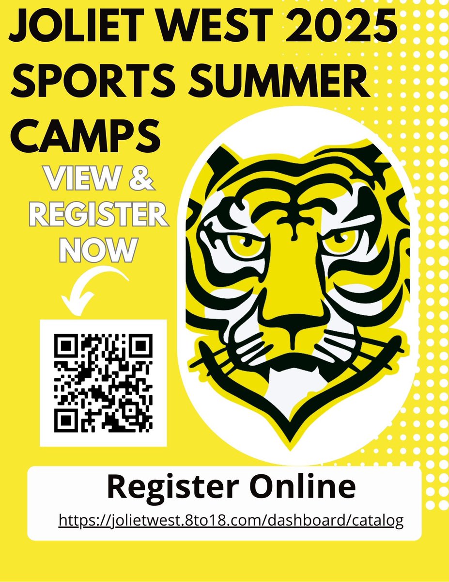JolietWestAD's tweet photo. Here is the link to view and register for camps  https://t.co/BqULE12QZ5 https://t.co/vsBRRdXFzr
