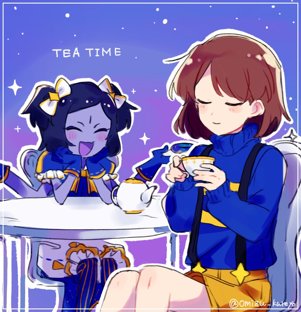 omizu_kureyo's tweet image. #outertale
🫖✨