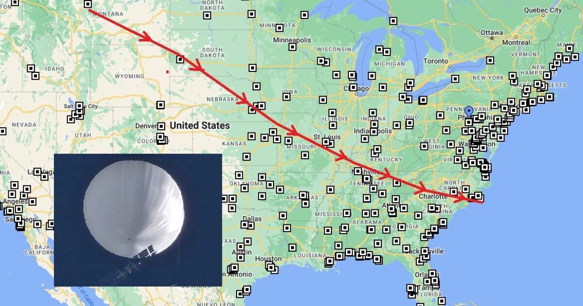 gatewaypundit's tweet photo. Treason: Top Biden Officials Held Secret Talks with Chinese About Their Spy Balloon Traversing the US Before the Public Spotted It in the Sky โ They Were Worried About Optics
READ: https://t.co/w6AuKHIzel https://t.co/kFpaZohFV4