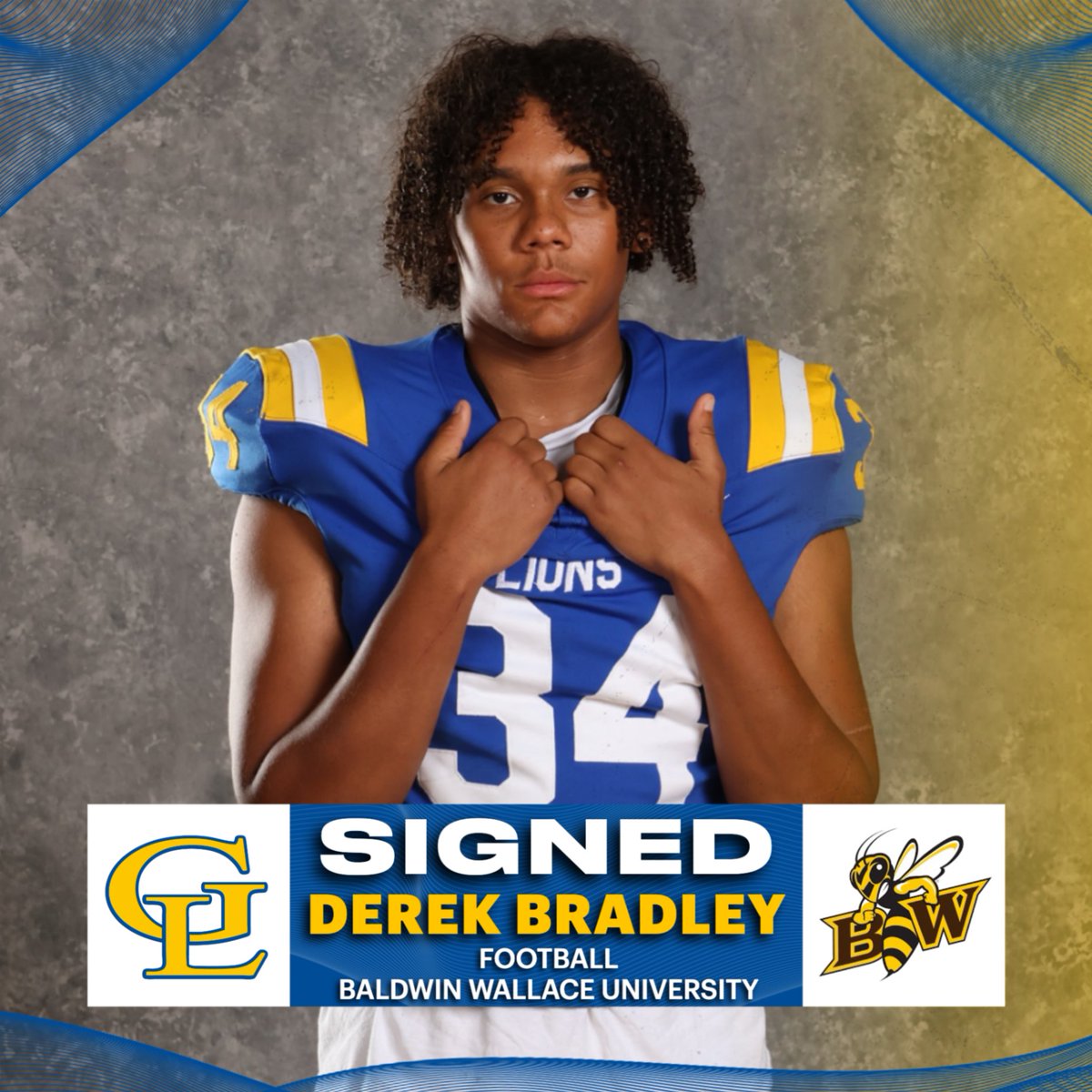 GLHS_Athletics's tweet photo. Congratulations Derek! Good Luck!
#OnePrideOneFamily #WeAreLions #Committed #Signed #GetBetterEveryDay https://t.co/6pk2eNQrJQ