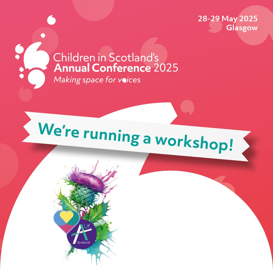 Delighted to have been invited to present a workshop at this year's Children in Scotland conference. Come along to find out how the #EProject has fostered a sense of belonging, built up peer support networks and shared lifelong skills among our members. ow.ly/3iXR50VySGr