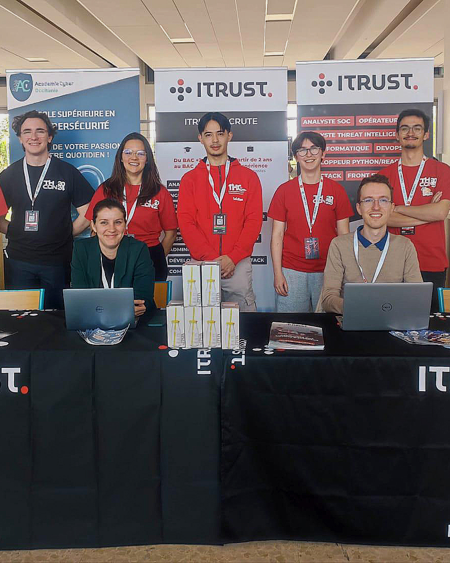 [ 𝗘𝗻 𝗱𝗶𝗿𝗲𝗰𝘁 🔴 I Toulouse Hacking Convention ]

La Team ITrust est présente aux côtés de l’Académie Cyber Occitanie pour la THCon !

📌  Retrouvez-nous pour découvrir nos expertises, nos  métiers, nos formations et nos opportunités de recrutement.
#Cybersécurité #RH