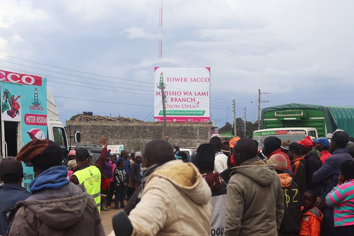 Tower Sacco Caravan traversed through Njoro, Egerton, Kihingo, Nice, Fagaria, Defo, Mauche, Mau Narok, and Mwisho wa Lami, engaging with the community, gifting, and onboarding new members in anticipation of the grand opening of our Mwisho wa Lami Branch tomorrow, 12th April 2025.