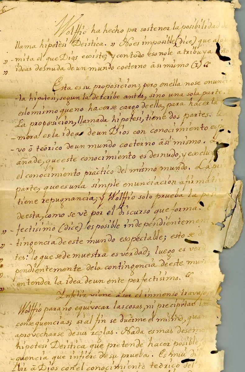 ahpsevilla's tweet photo. CRÍTICA A UN FILÓSOFO "DEÍSTA"
Hace unos días, el catedrático D. Juan Gil localizó, en el transcurso de una consulta de documentos en nuestra sala, una escritura que ya forma parte de la colección piezas aisladas del @ahpsevilla. Fue hallada en un #protocolonotarial
(1/4)🧵 https://t.co/bHa0gzMOwR