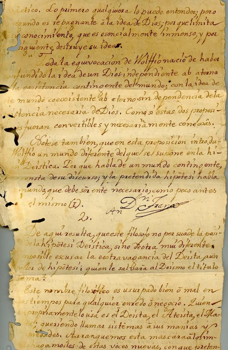 ahpsevilla's tweet photo. CRÍTICA A UN FILÓSOFO "DEÍSTA"
Hace unos días, el catedrático D. Juan Gil localizó, en el transcurso de una consulta de documentos en nuestra sala, una escritura que ya forma parte de la colección piezas aisladas del @ahpsevilla. Fue hallada en un #protocolonotarial
(1/4)🧵 https://t.co/bHa0gzMOwR
