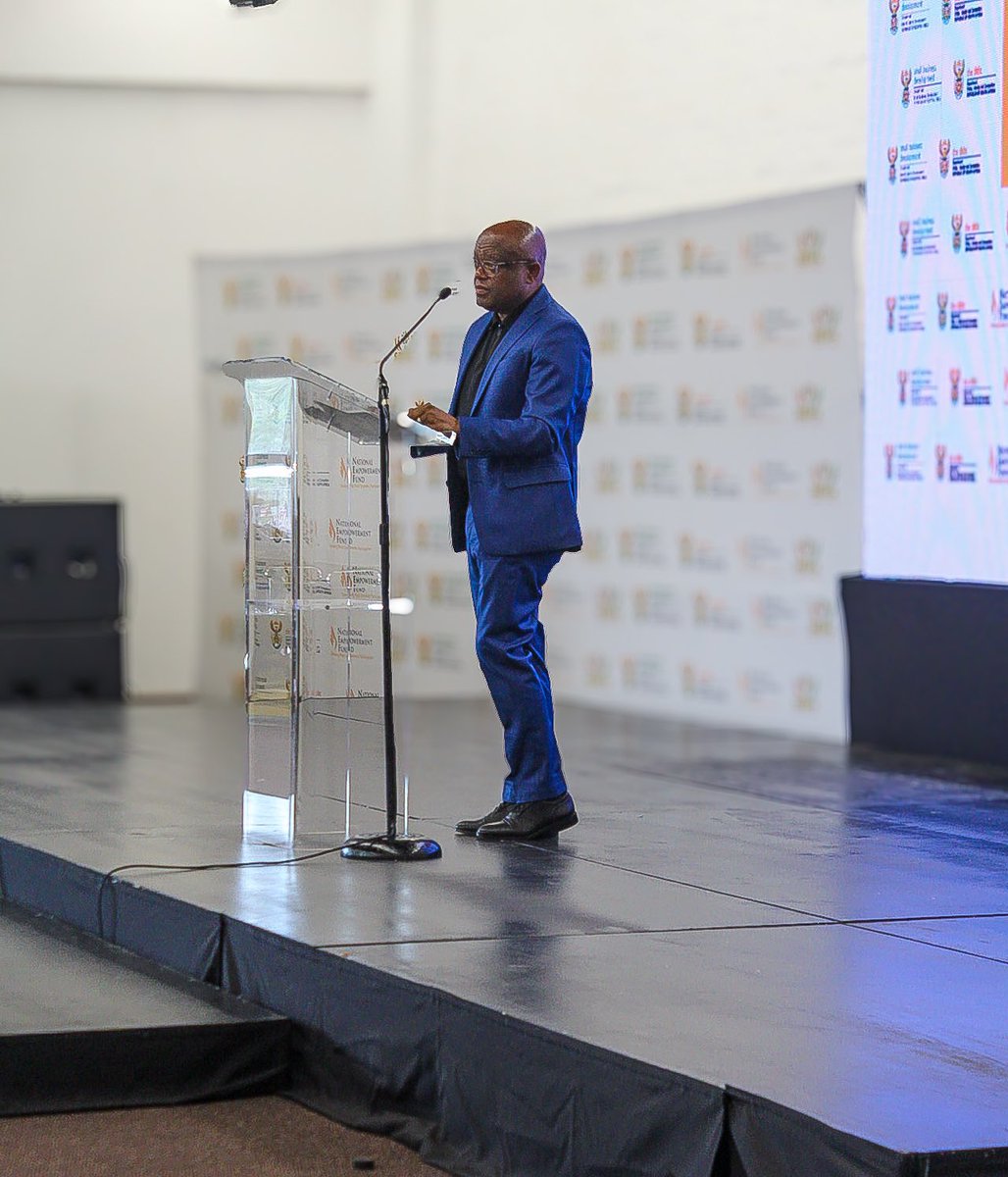 “When South Africa grows, the African country grows. “ - Executive Mayor of Johannesburg, ClIr. Dada Morera 📍Eyethu Theatre, Spaza Shop Support Fund #FTH #spazashopsupportfund