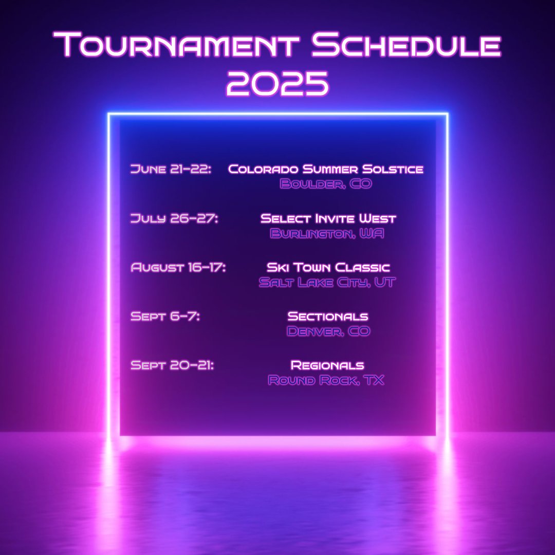 Check out where we are blasting off to this season! 🚀