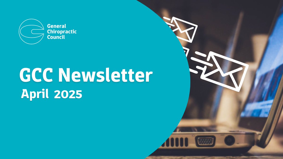 Our April newsletter has landed in your inbox! 📨 In this month’s edition, read about: 

🔹 Nick Jones, GCC CEO, exploring the impact of chiropractic content on TikTok 
🔹 A new legal requirement for chiropractors practicing in Scotland 
🔹 Learnings from the professional conduct