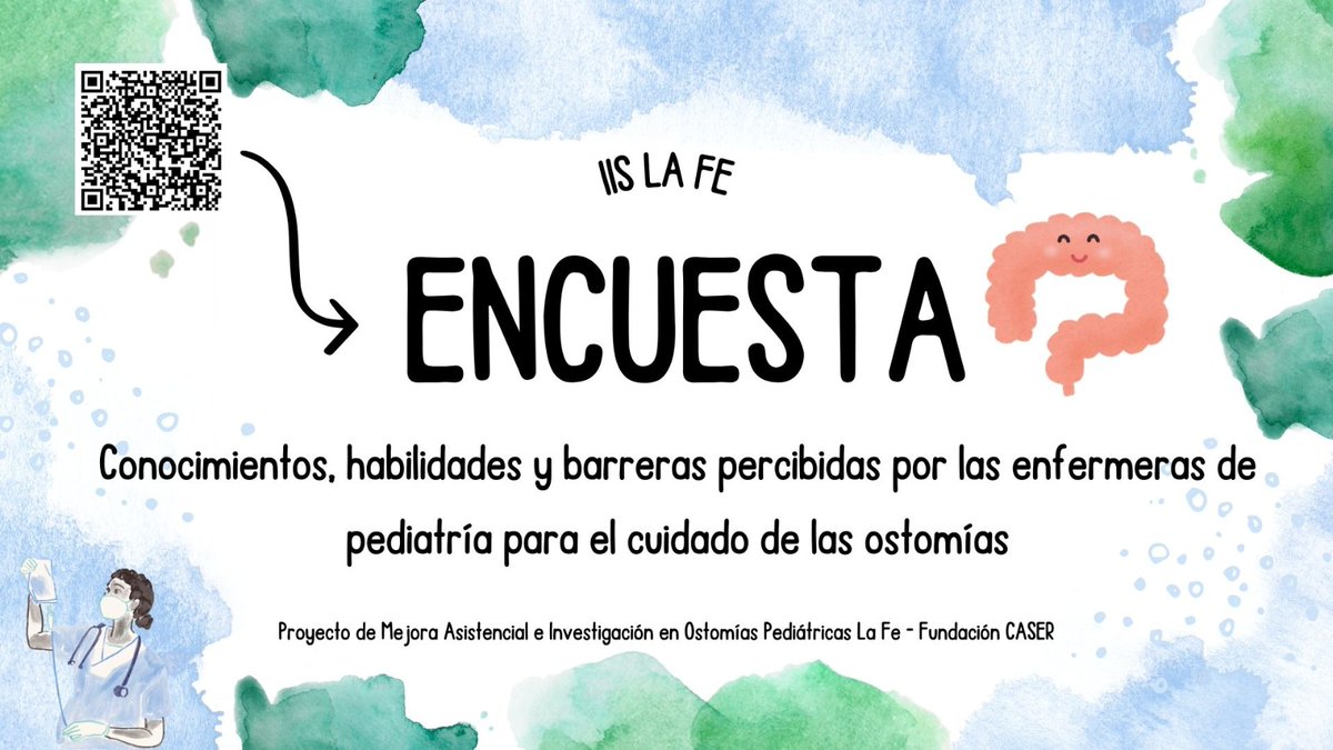👩‍⚕️ ¿Quién puede participar?
Enfermeros/as y residentes de enfermería que trabajen en el ámbito de la pediatría

🔗 Acceso a la encuesta:
forms.office.com/e/7hvky6DDXe

¡Muchísimas gracias! ☺️
