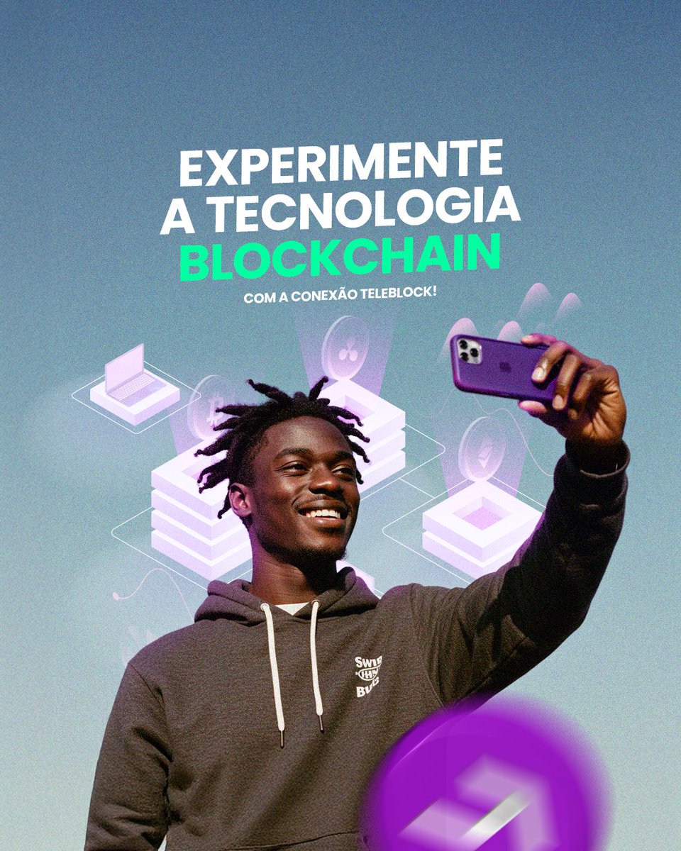 Myteleblock's tweet photo. A Teleblock é a primeira operadora 100% digital do Brasil que está unindo telecomunicação com a tecnologia blockchain!

Realize missões diárias no nosso app e comece a coletar o nosso token TLB! Peça seu chip pelo link da bio!

#telefoniadofuturo #criptomoedas #blockchain #Web3 https://t.co/UZ0n6DEstD