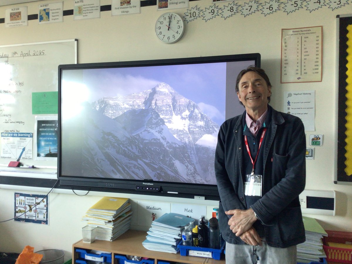 Today, our Year 5 pupils had the incredible opportunity to hear from Matt Dickinson, the award-winning filmmaker, writer, mountaineer and explorer! His inspiring presentations sparked curiosity and finished off our ‘Mountains’ topic perfectly. Thanks for sharing your story!