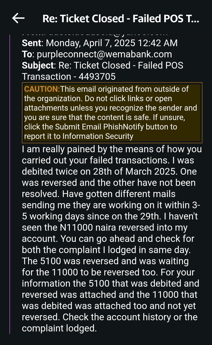 alani077's tweet photo. @alat_ng I don't know why you have refused to resolve this failed transaction . Since 28th March 2025 https://t.co/XXrmS6BBqb