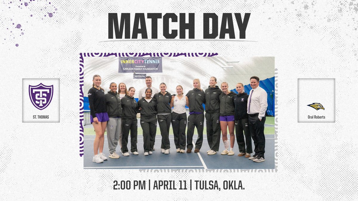 Final match day of the season 💜

🆚Oral Roberts
⏰2:00 PM

#RollToms