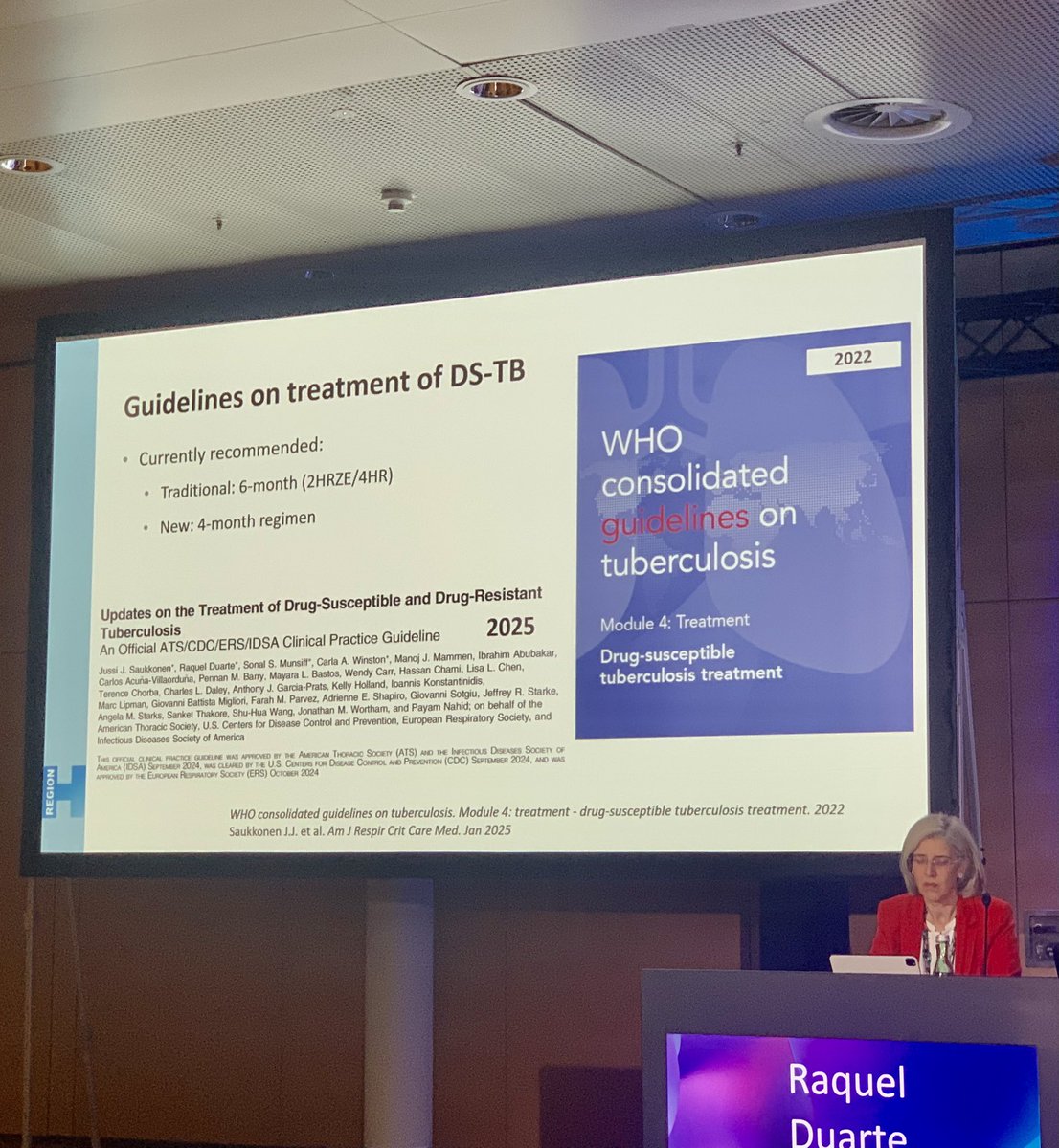 Very interesting talk about shorter TB-therapy alternatives. #ESCMIDGlobal2025 #idxposts <a href="/ESCMID/">ESCMID</a>