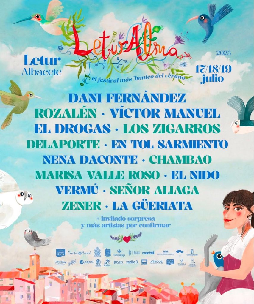 ARROZ_CALAS_DOP's tweet photo. Ya se va cerrando el cartel , aunque quedan muchas sorpresas para el festival +bonico de este verano
Nos vemos en @leturalma
El patrocinio ❤️ que +ilusión nos hace de este año 🌾🌾🌾a los #AgricultoresArroceros https://t.co/XTfvagVrS2