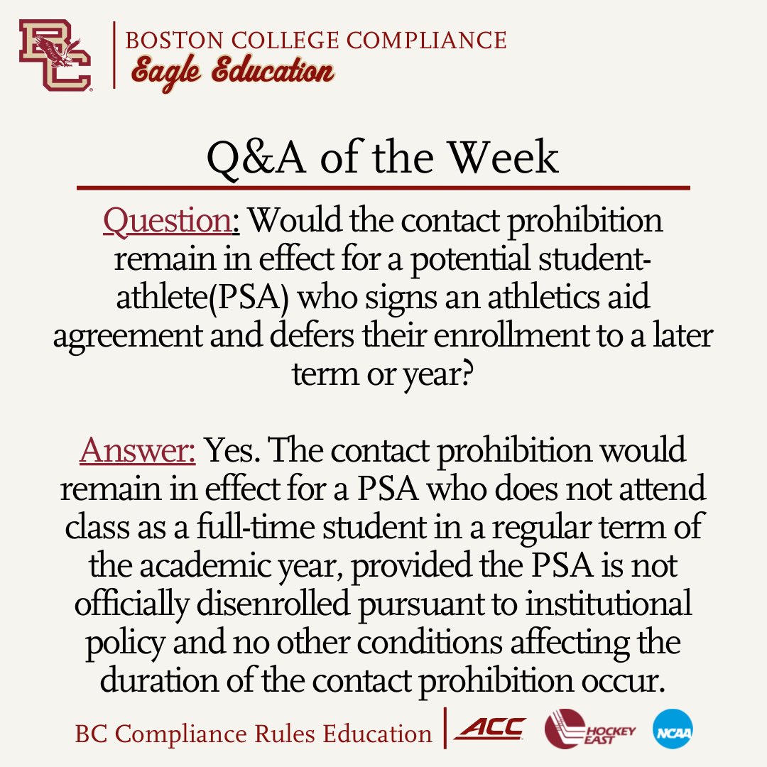 BCCompliance's tweet photo. Q&amp;A of the Week #BCCompliance https://t.co/soUPAki4AQ