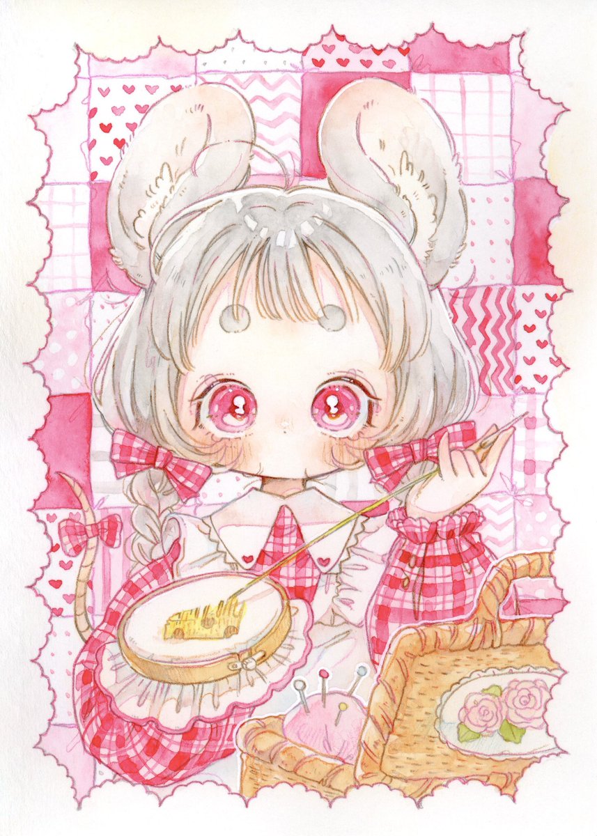 #皆さん線画と塗った後を見せてください 